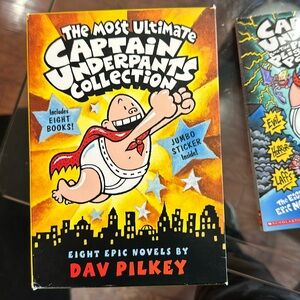 Captain underpants 1-8 book collection